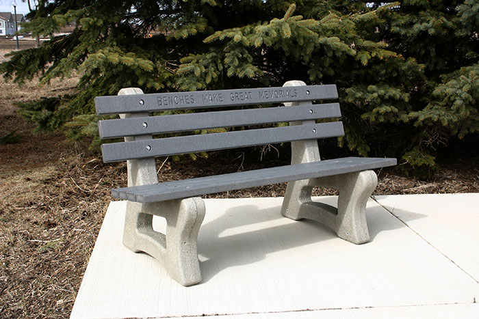 Legacy Bench w/ Recycled Plastic Lumber (B4051 Shown)