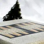 backgammon table outside