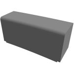 Rendering of Seatwall Bench #B5083