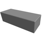 Rendering of Variable Length Campus Bench #B56602418