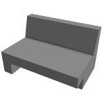 Rendering of Straight Sofa Bench #BSBL543632