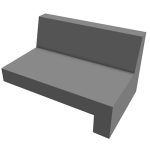 Rendering of Straight Sofa Bench #BSBR543632