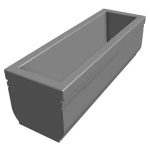 Rendering of Alexandria Planter #P602018