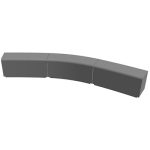 Rendering of Seatwall Bench, assembled curved version 